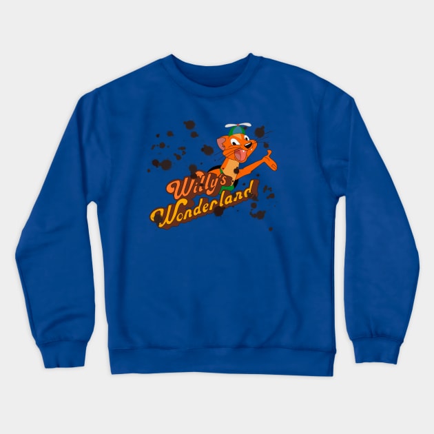 Willy’s Wonderland Crewneck Sweatshirt by Kurakookaburra 